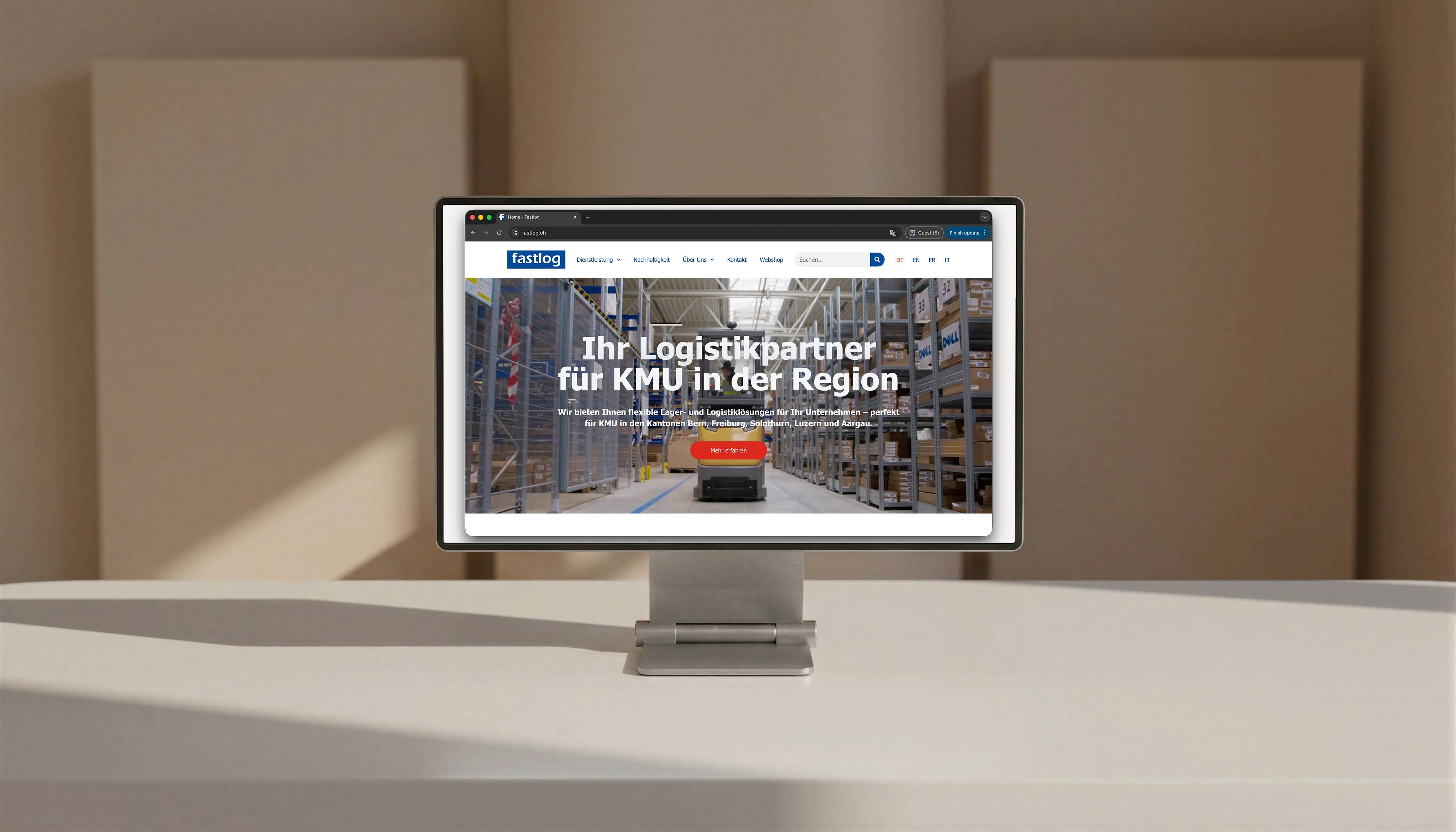 Neuer B2B Webshop für Fastlog
